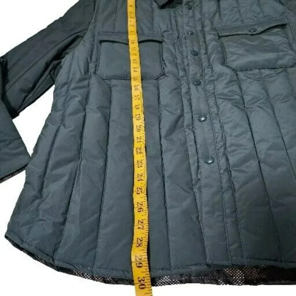 Robert Graham Jacket Men's XL Green Button Down Quilt Field  Logo Designer - Picture 7 of 16